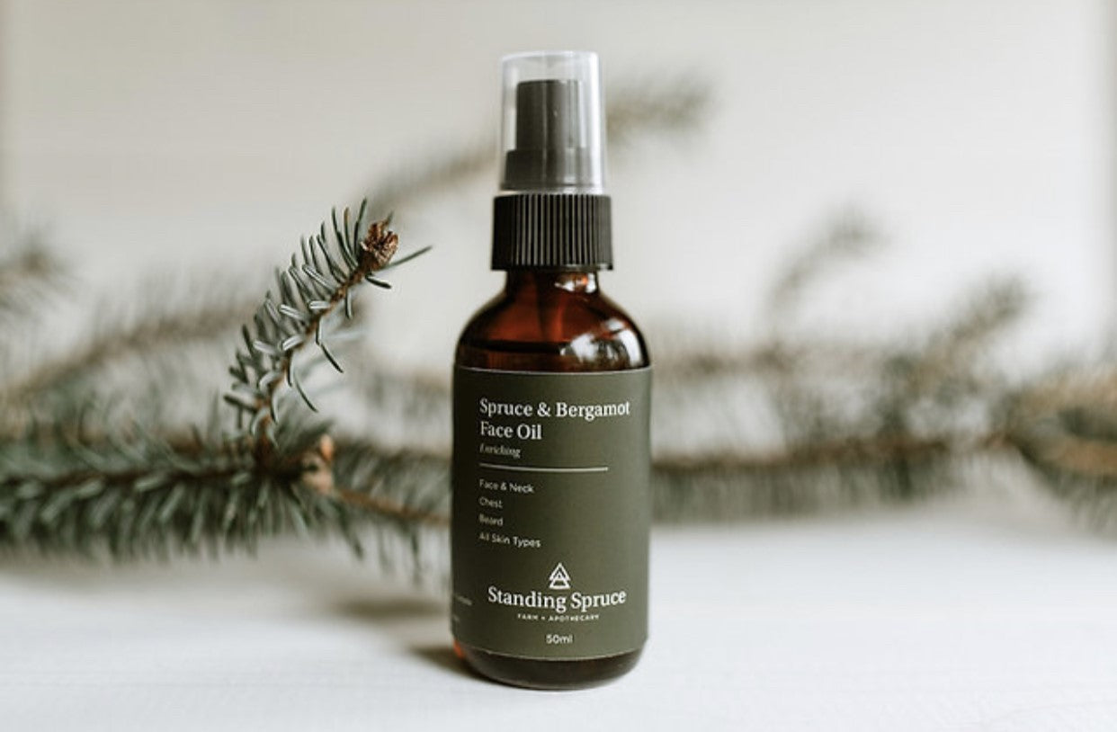 Spruce Bergamont Face Oil