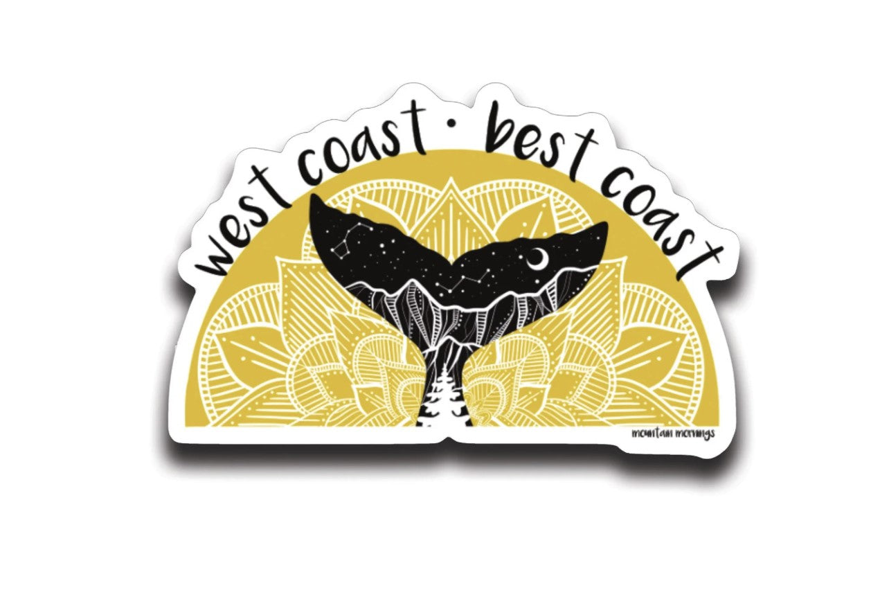 West Coast, Best Coast Sticker