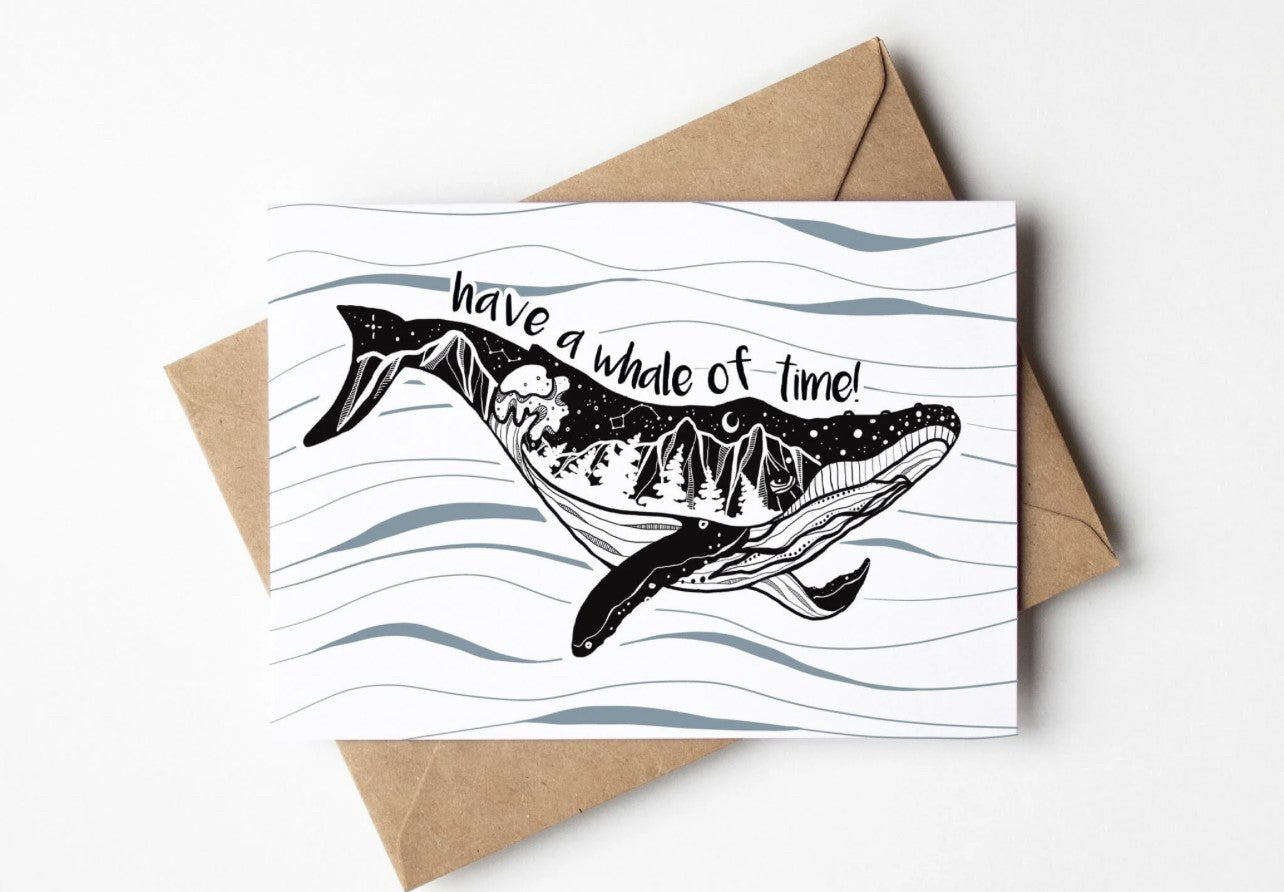 Have A Whale Of A Time - Greeting Card