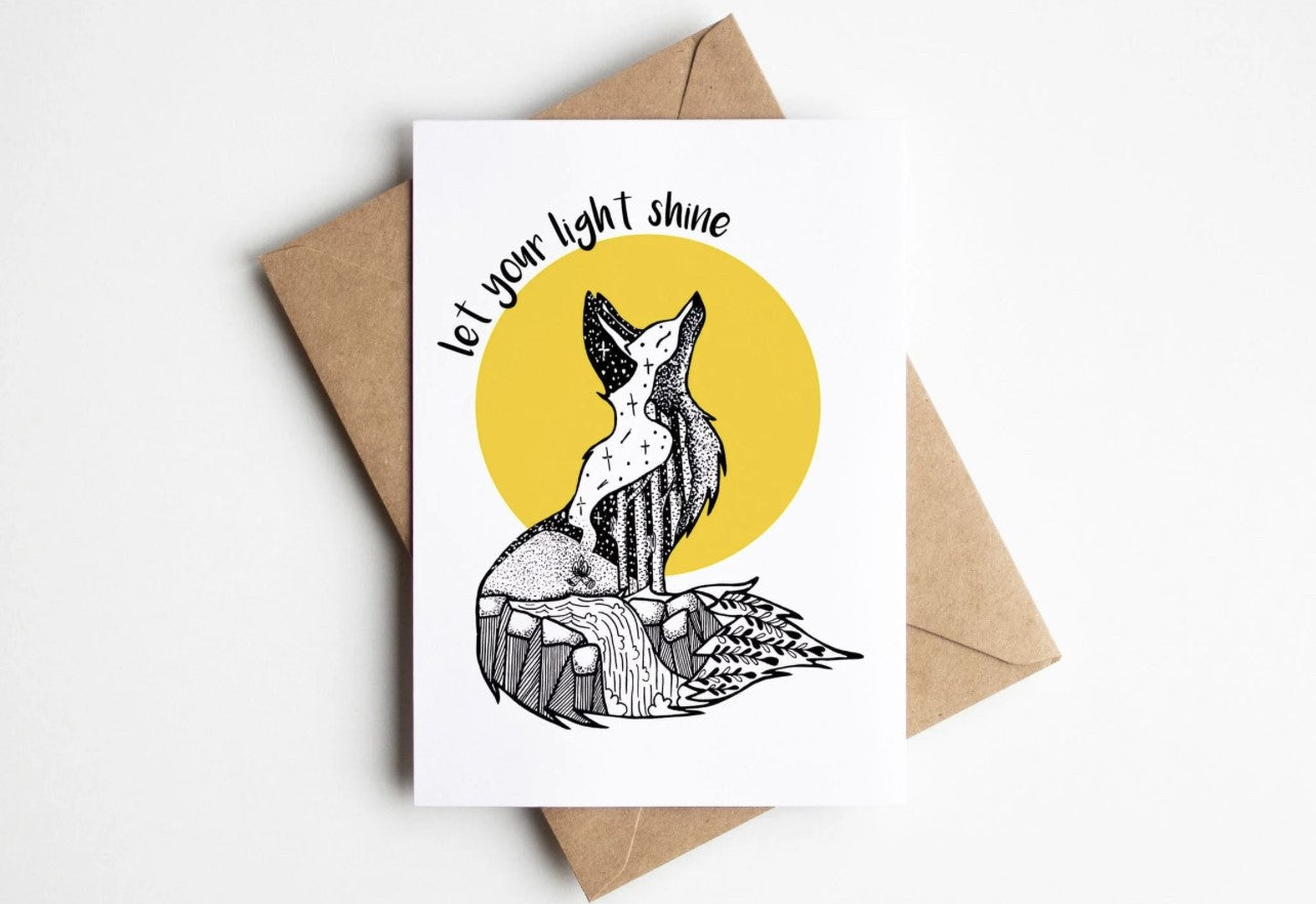 Let Your Light Shine Greeting Card