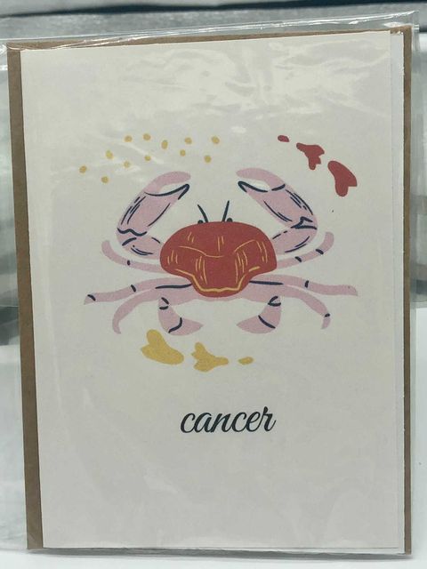 Cancer Zodiac Card