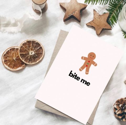 Bite Me - Christmas Card