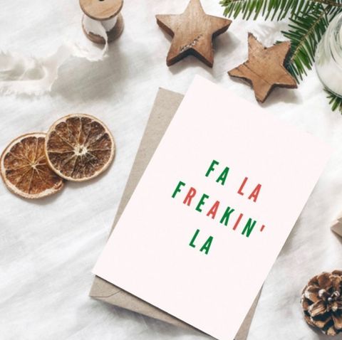 Fa La Freakin' La - Christmas Card