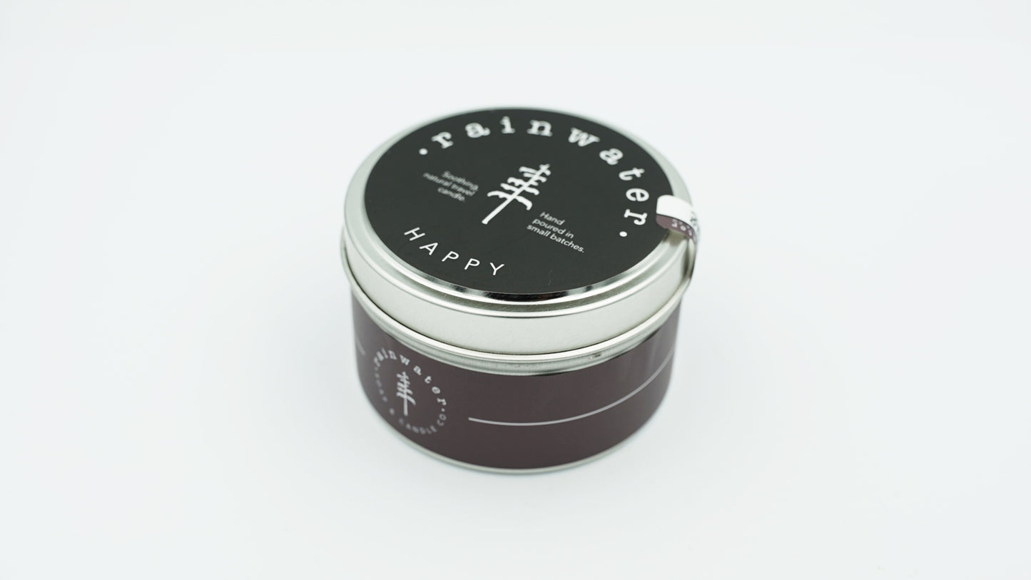 HAPPY SOY WAX TRAVEL CANDLE