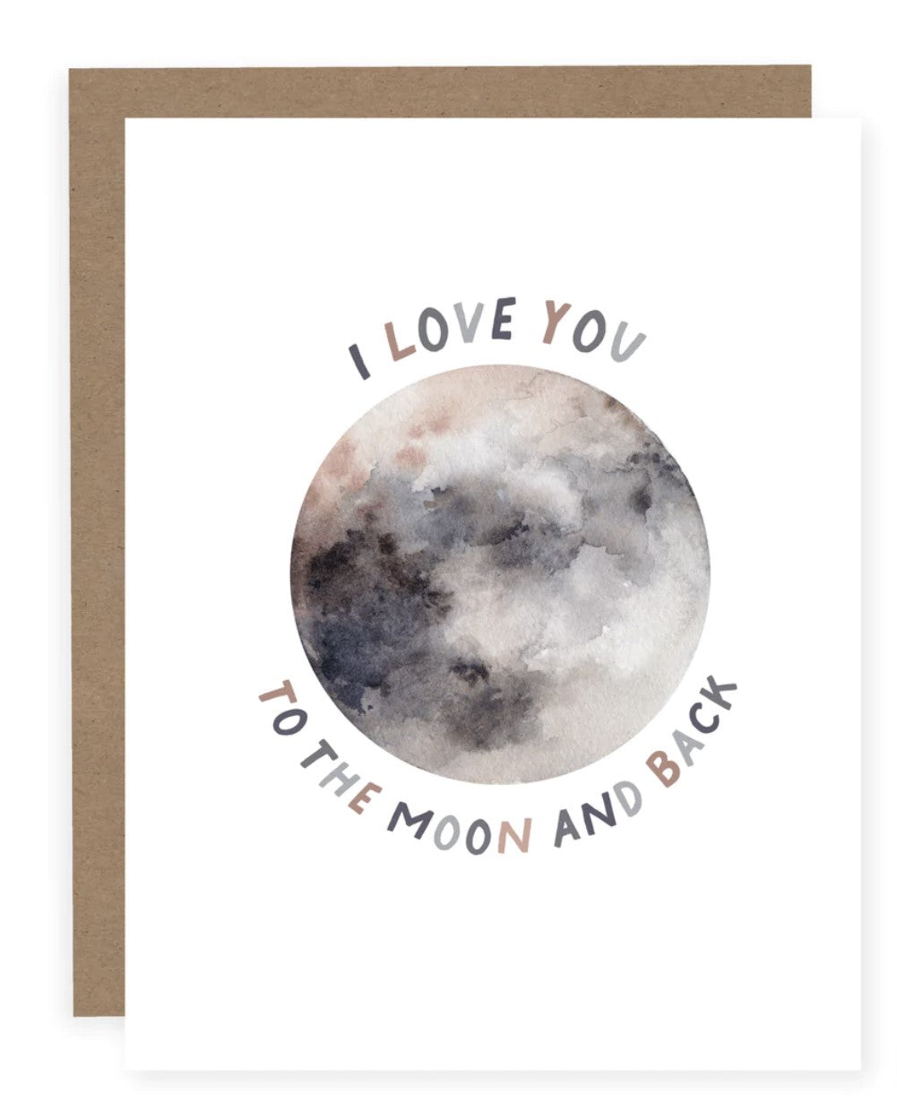 I LOVE YOU TO THE MOON AND BACK | CARD
