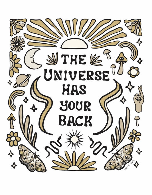 Universe Has Your Back Print