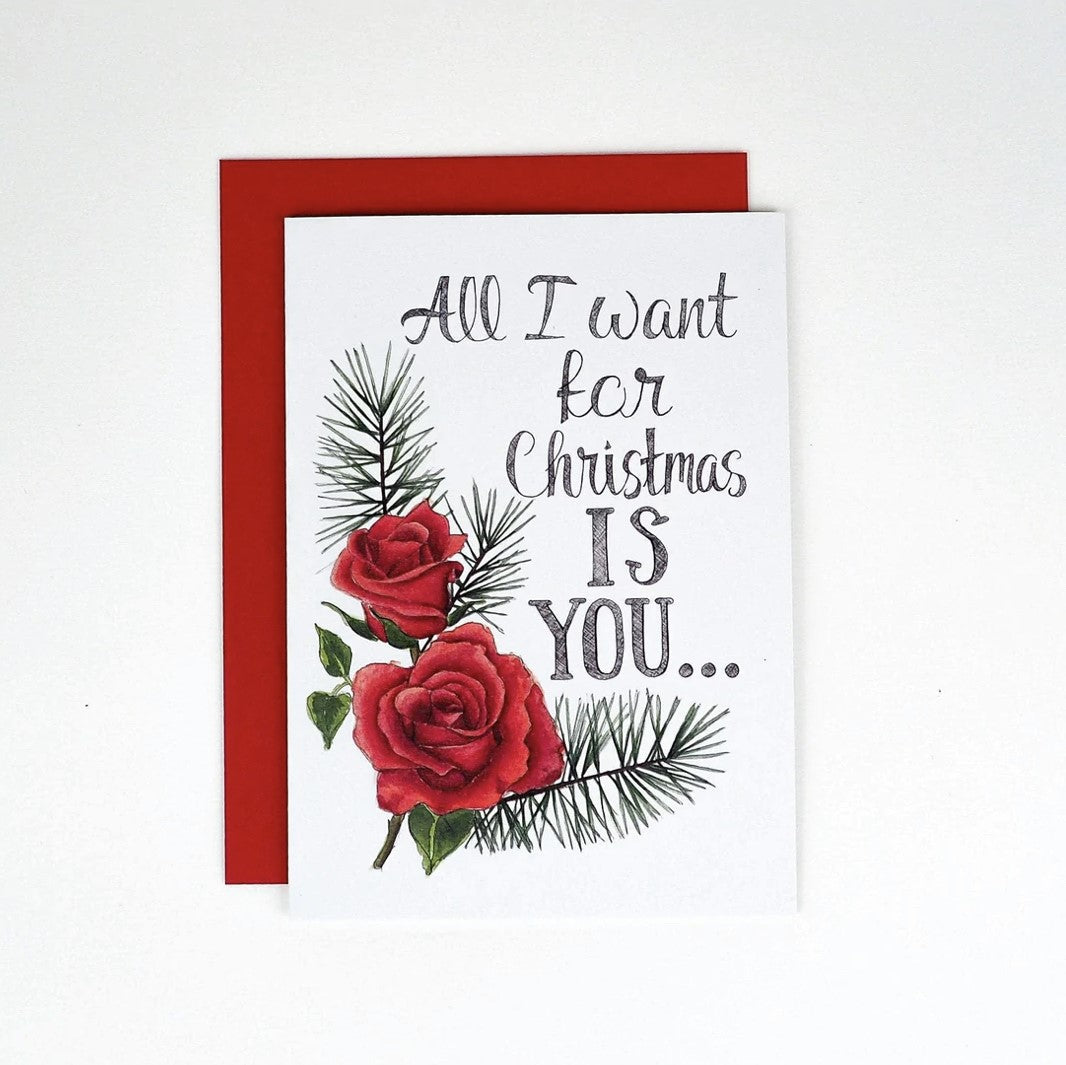 All I Want for Christmas is You . . Naked Card