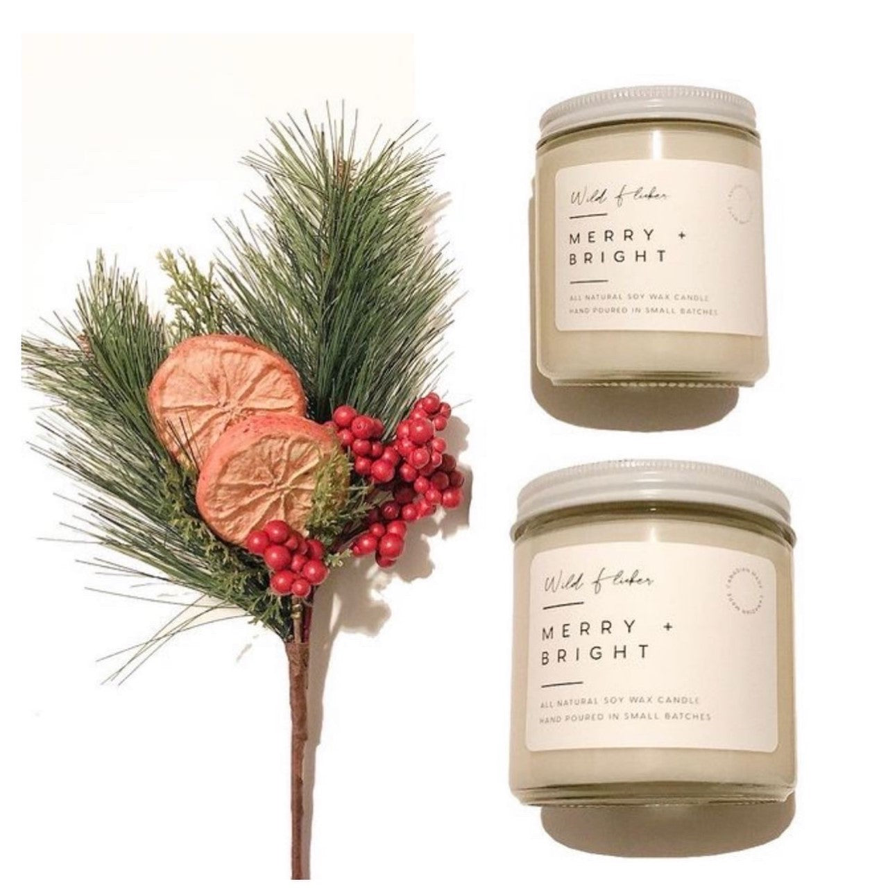 Holiday Soy Wax Candles