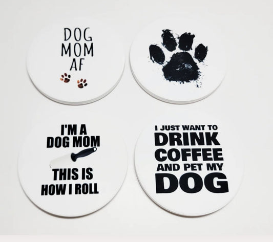 Dog Mom | Ceramic Coasters