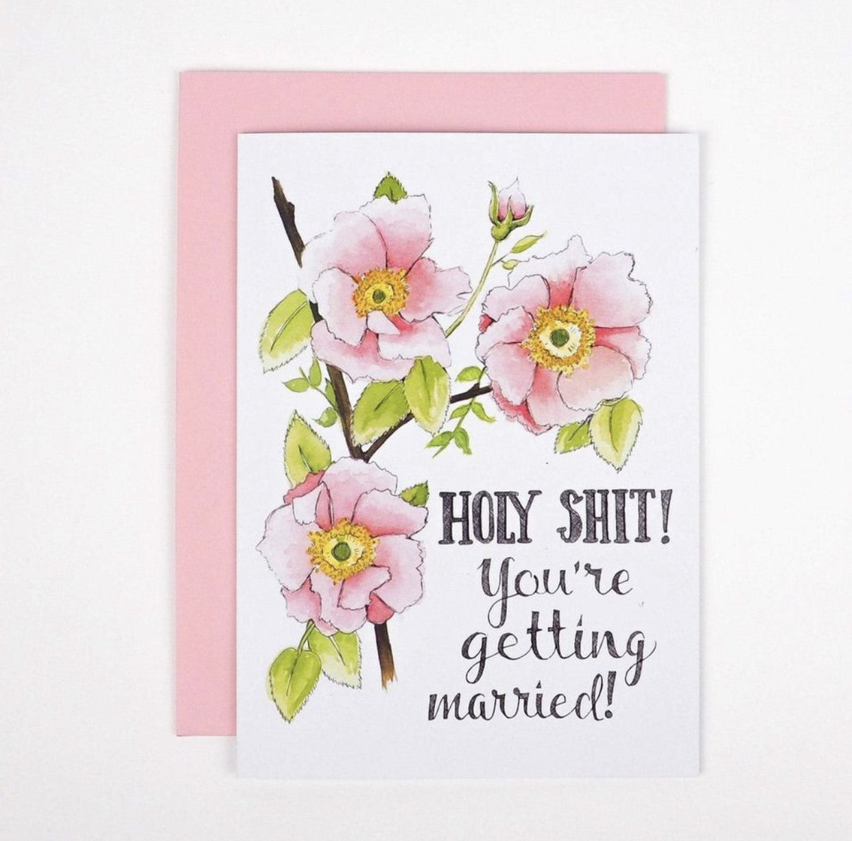 Holy Shit! You're Getting Married Card