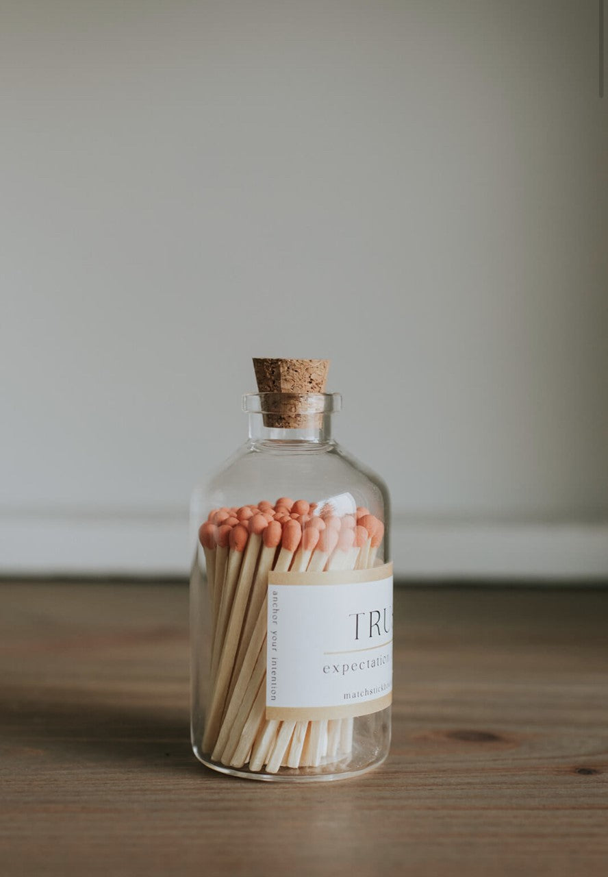 TRUST | Apricot Matches & Apothecary Jar